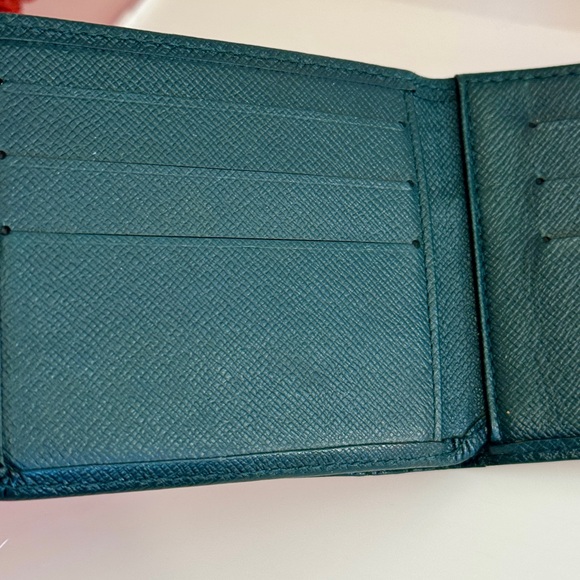 Louis Vuitton Green Taiga Wallet - Picture 13 of 16
